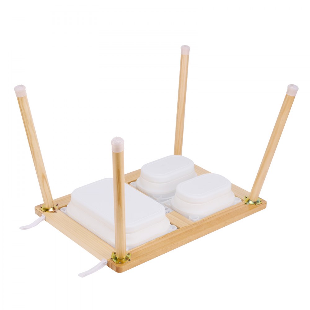 JRG-SKU3S - 32.1" VEVOR Toddler Sensory Table with Storage Bins