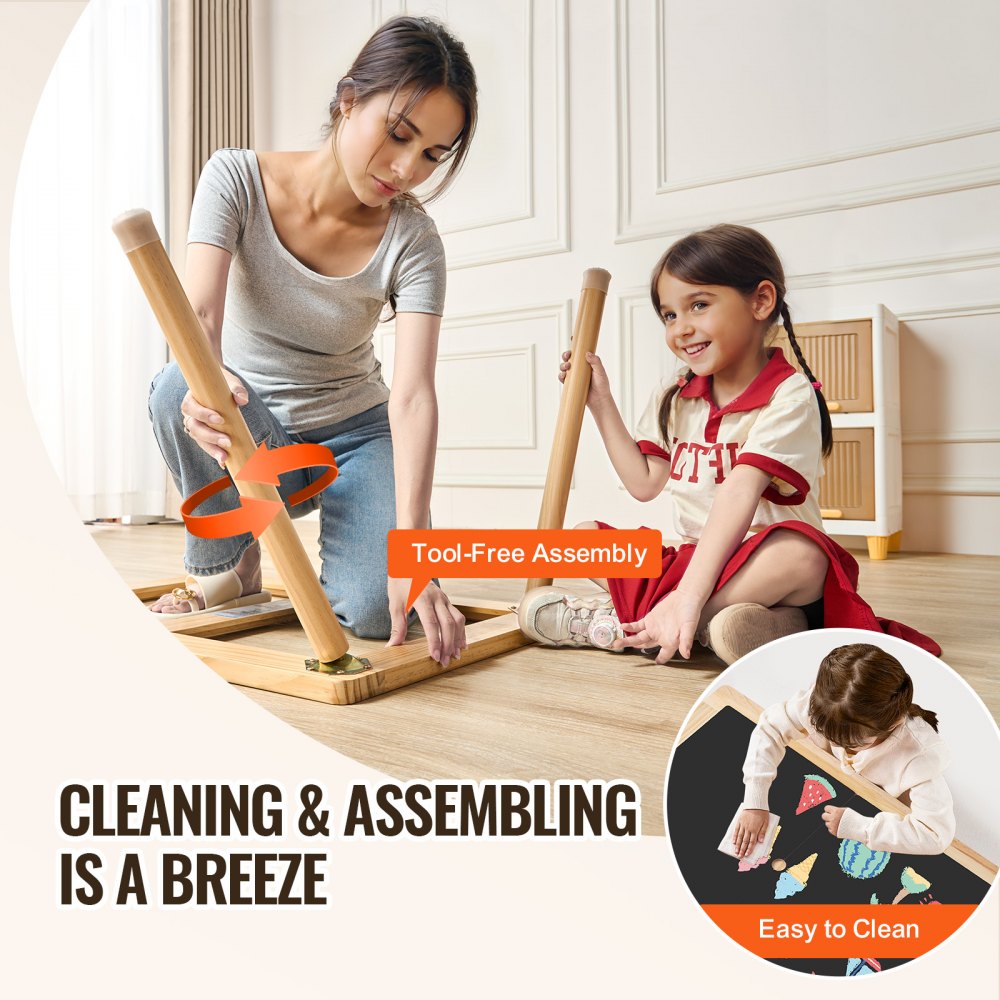 JRG-SKU1S - 32.1" Sensory Play Table for Toddlers with Double-Sided Tops