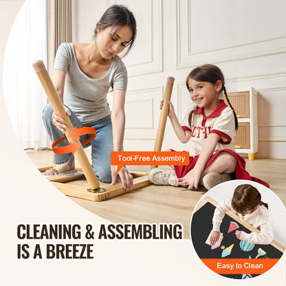 JRG-SKU1S - 32.1" Sensory Play Table for Toddlers with Double-Sided Tops