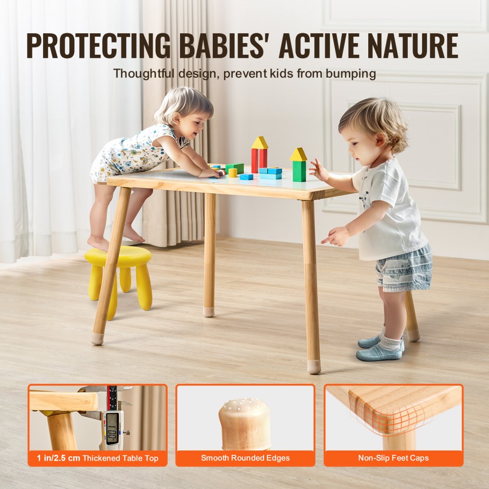 JRG-SKU1S - 32.1" Sensory Play Table for Toddlers with Double-Sided Tops