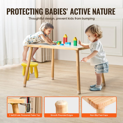 JRG-SKU1S - 32.1" Sensory Play Table for Toddlers with Double-Sided Tops