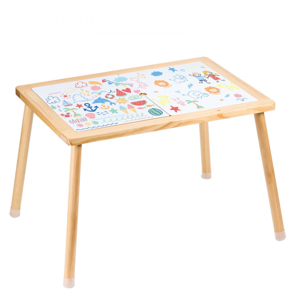 JRG-SKU1S - 32.1" Sensory Play Table for Toddlers with Double-Sided Tops