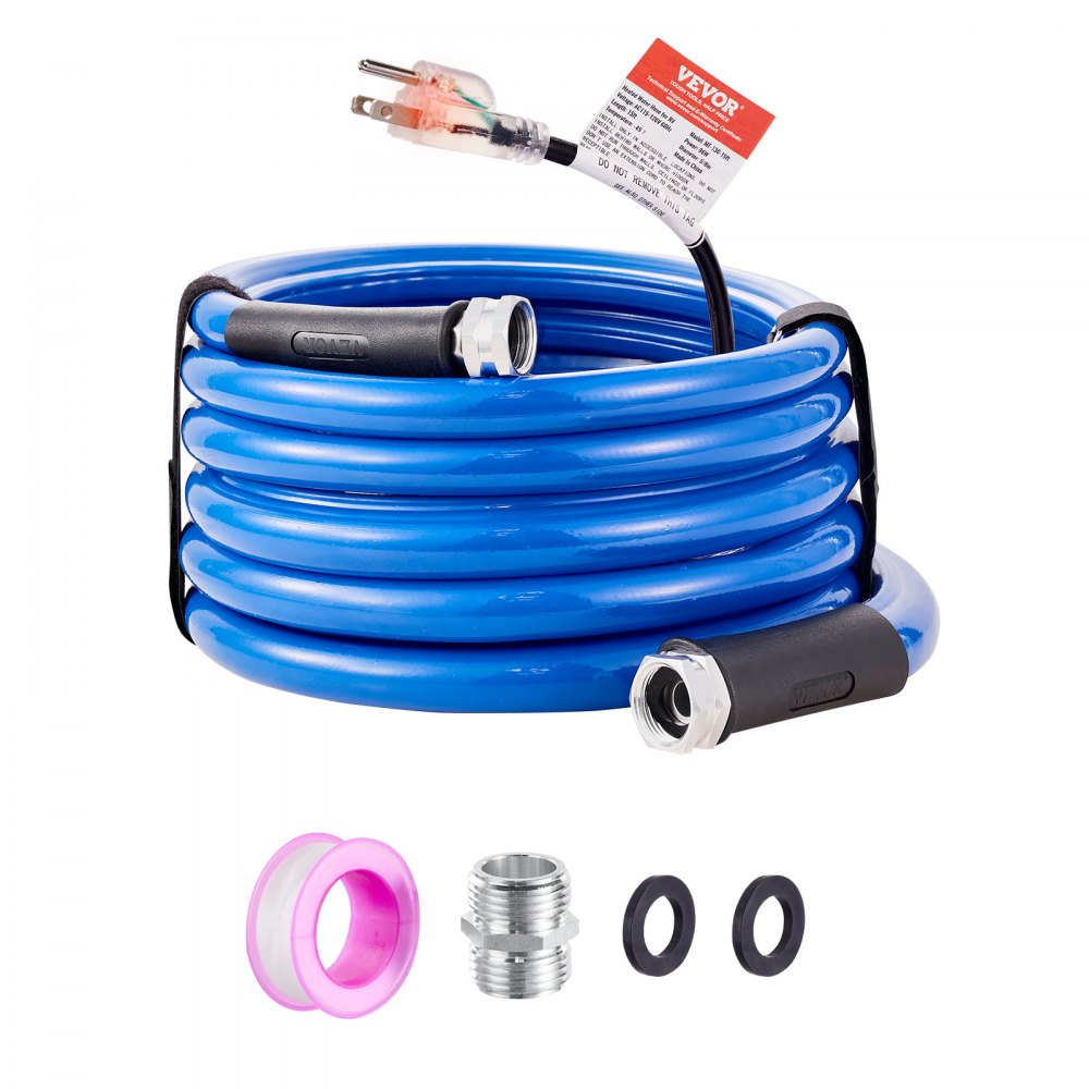 MT-130-15ft - 15ft Heated RV Water Hose for Extreme Weather Use