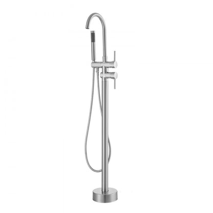 2532 - Durable Stainless Steel Freestanding Bathtub Faucet with Handheld Shower