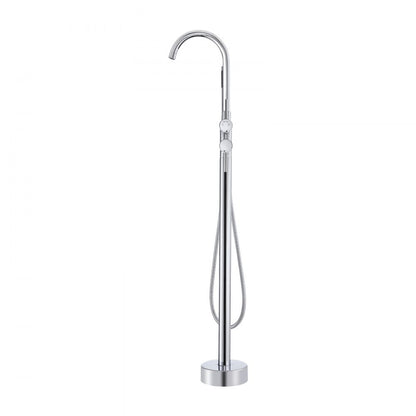 2532 - Brass Freestanding Bathtub Faucet with Handheld Shower & 360° Rotation