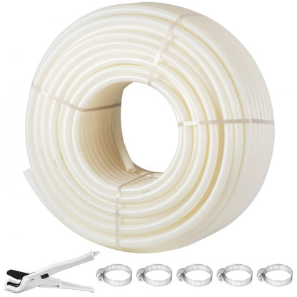VV-PEX1IN-W - 1" x 500FT Flexible PEX Tubing with Clamps and Cutter