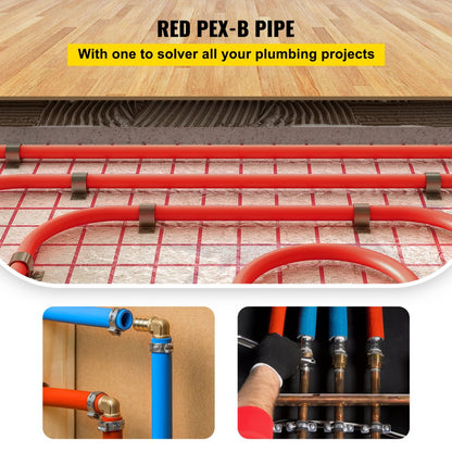 VV-PEX1IN-H - 1" x 500FT Durable PEX Pipe for Plumbing Projects