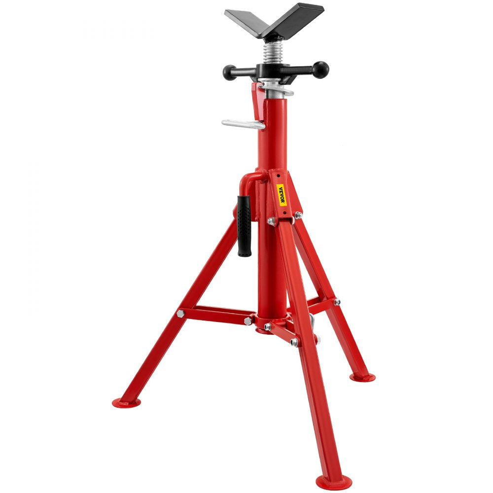 1107S V-Head - Adjustable 28-52" Steel Pipe Stand, 2500 lbs Capacity