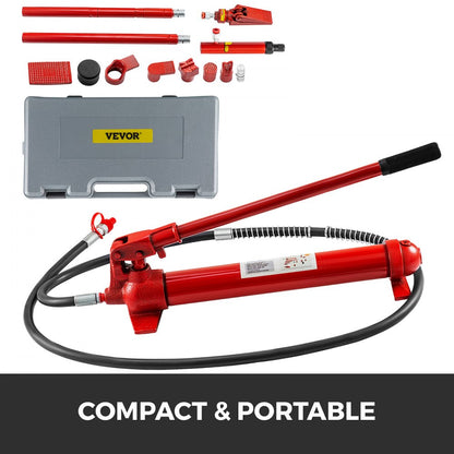 010843999116 - Heavy-Duty 12 Ton Hydraulic Jack Kit for Auto Repairs