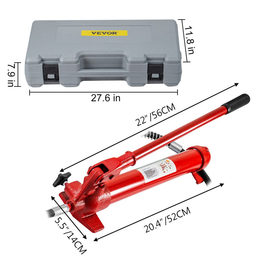 010843999116 - Heavy-Duty 12 Ton Hydraulic Jack Kit for Auto Repairs