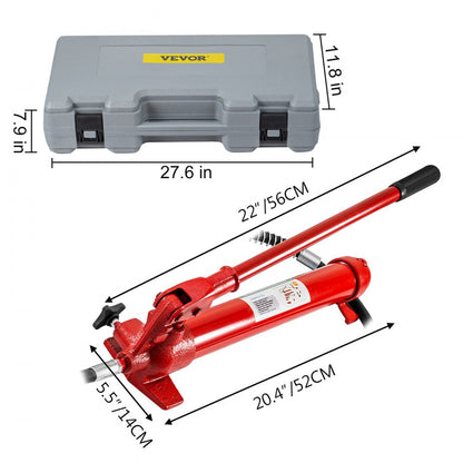 010843999116 - Heavy-Duty 12 Ton Hydraulic Jack Kit for Auto Repairs