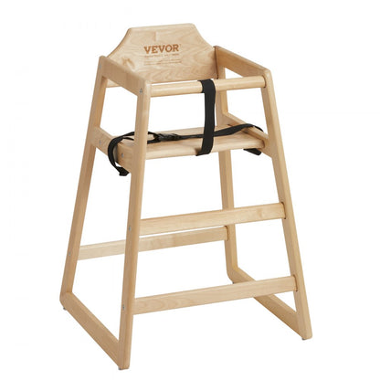 LPK944 - Compact Birch High Chair for Toddlers, Easy to Move & Store