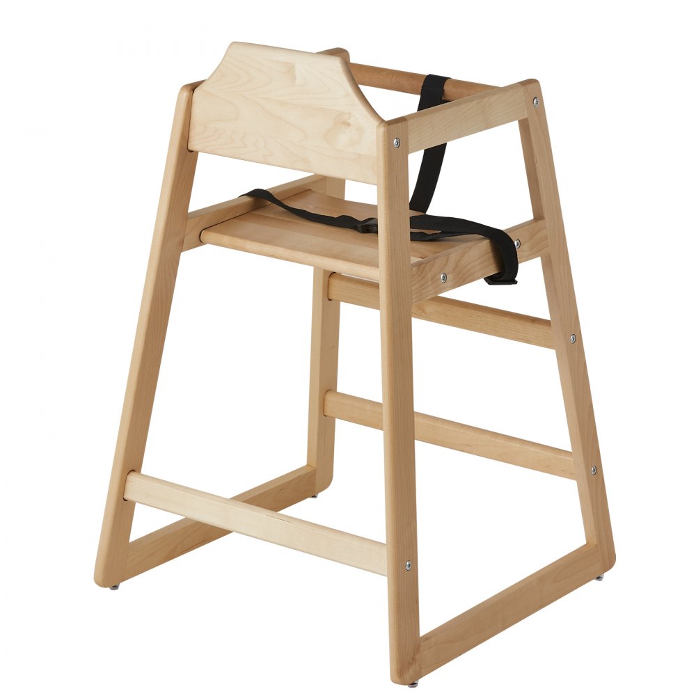 LPK944 - Compact Birch High Chair for Toddlers, Easy to Move & Store