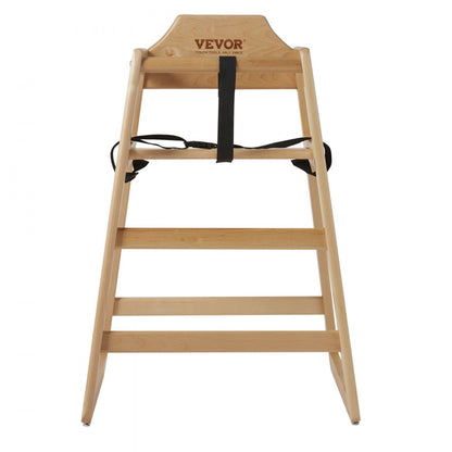 LPK944 - Compact Birch High Chair for Toddlers, Easy to Move & Store