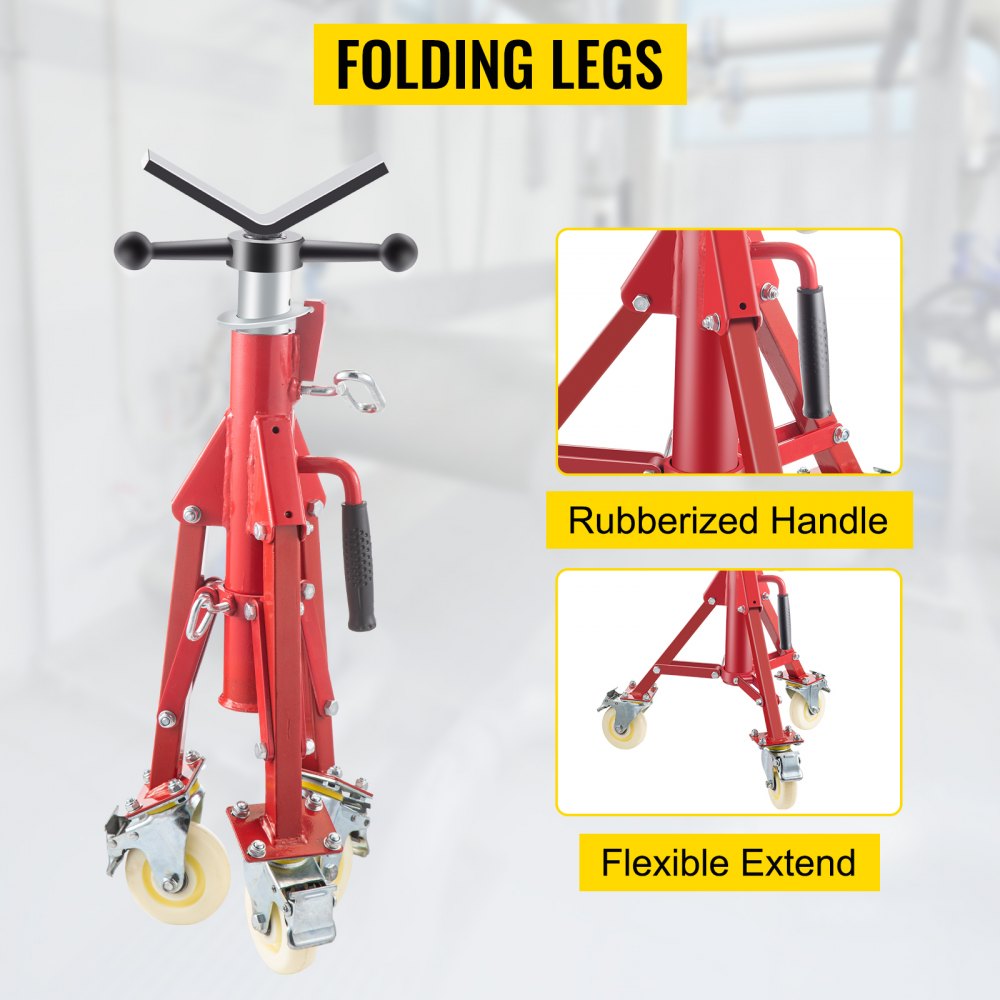 VV-P-1107BV - Adjustable Pipe Jack Stand 23.6-42.5" with 882 LB Capacity