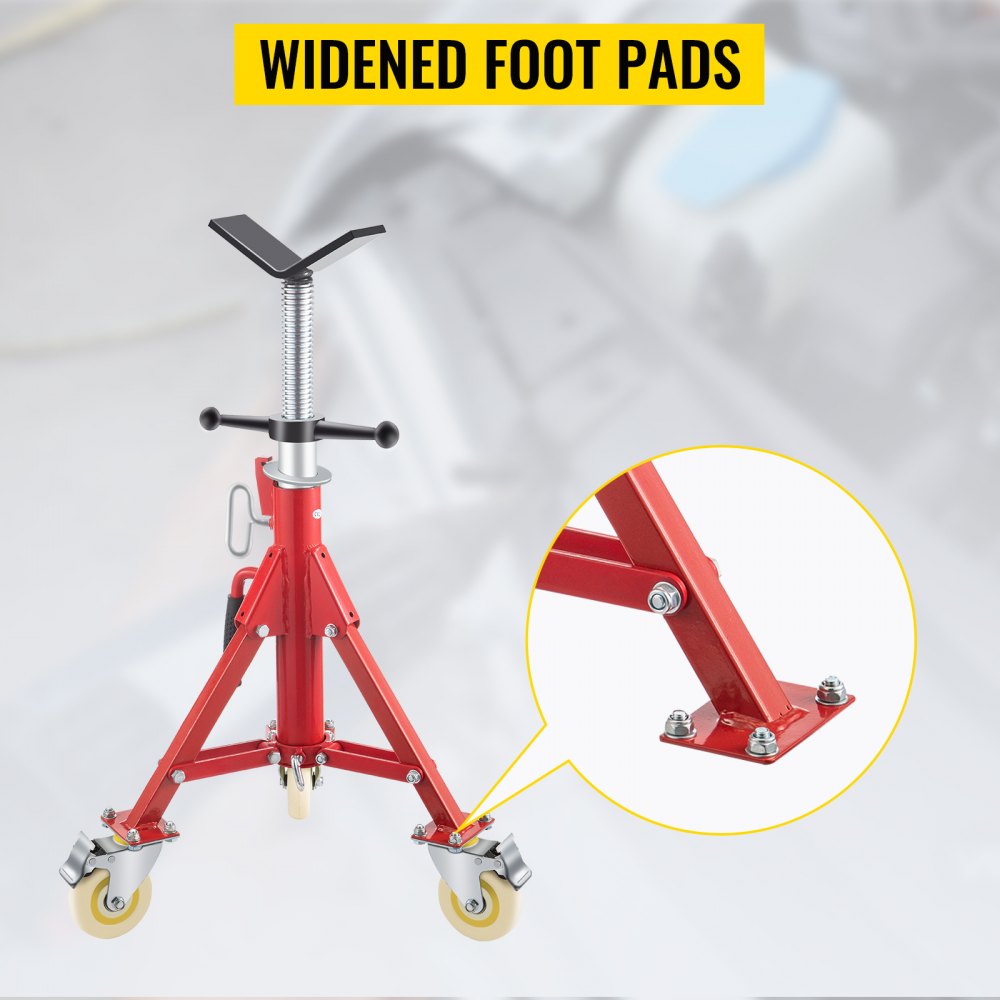 VV-P-1107BV - Adjustable Pipe Jack Stand 23.6-42.5" with 882 LB Capacity