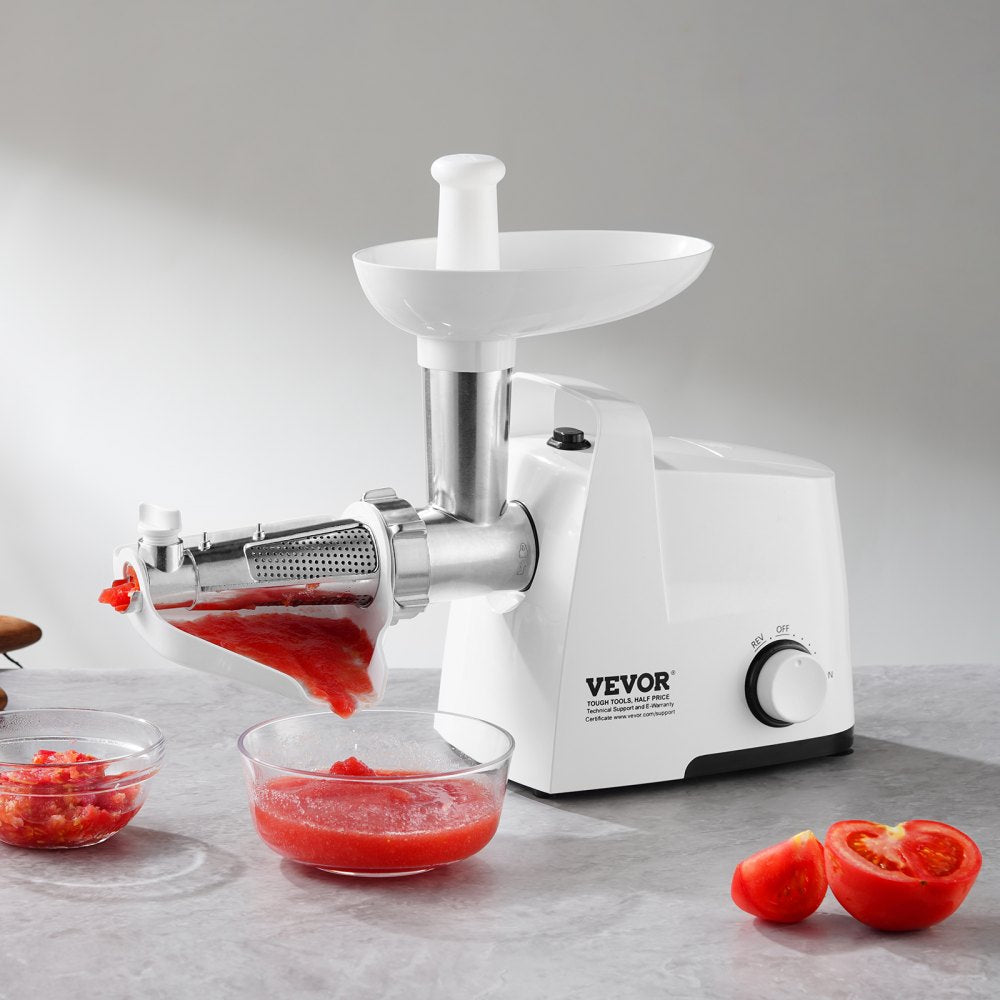MG-1243R - 300W Electric Tomato Strainer & Sauce Maker with Versatile Accessories