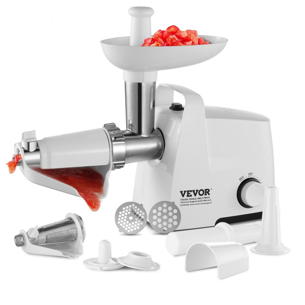 MG-1243R - 300W Electric Tomato Strainer & Sauce Maker with Versatile Accessories
