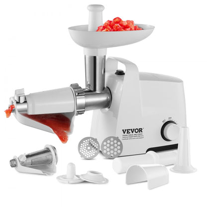MG-1243R - 300W Electric Tomato Strainer & Sauce Maker with Versatile Accessories