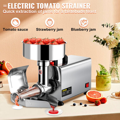 ETC-1C - 370W Electric Tomato Strainer for Quick Sauce Preparation