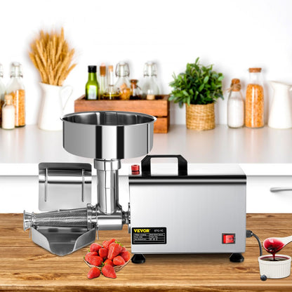 ETC-1C - 370W Electric Tomato Strainer for Quick Sauce Preparation