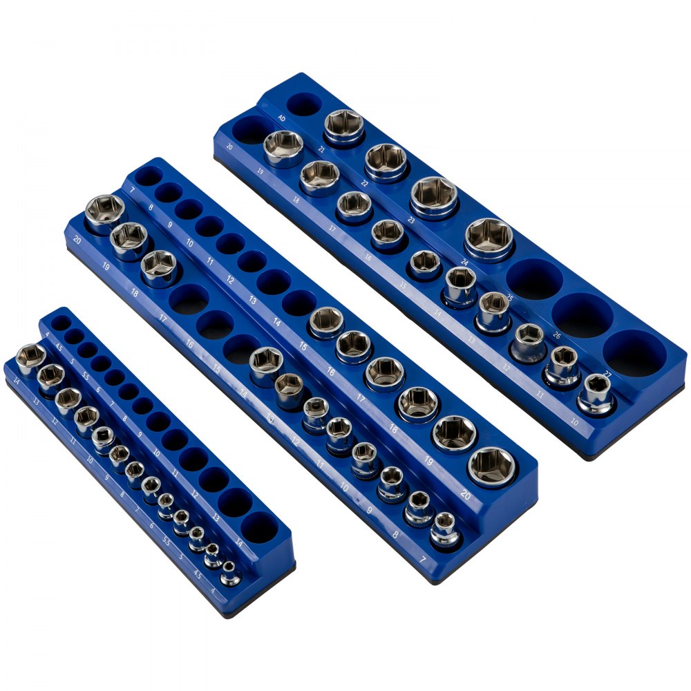3SETB - Magnetic Organizer for 73 Sockets with Non-Marring Backing