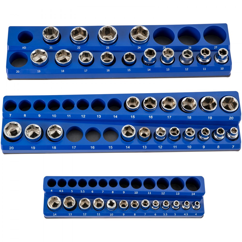 3SETB - Magnetic Organizer for 73 Sockets with Non-Marring Backing