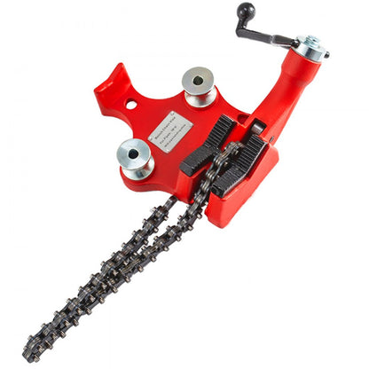 010897231251 - Durable Cast-Iron Chain Vise for 1/8 to 5-Inch Pipes