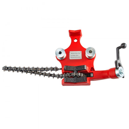 010897231251 - Durable Cast-Iron Chain Vise for 1/8 to 5-Inch Pipes