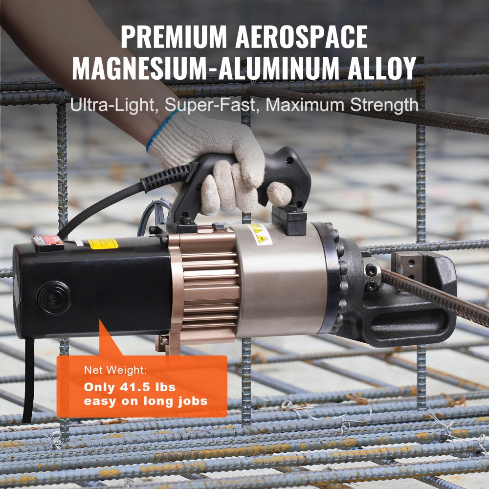 BC-300 - 2000W Electric Hydraulic Rebar Cutter for Up to 1.1 Inch Bars