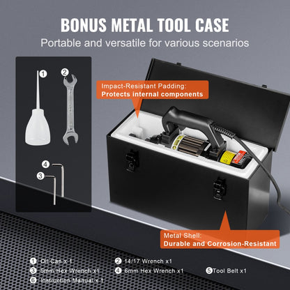 RC-16 - Electric Hydraulic Rebar Cutter, Cuts 5/8" in 3 Seconds