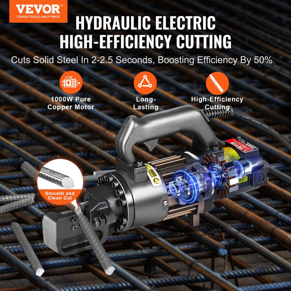 RC-20 - Efficient Electric Hydraulic Rebar Cutter for 3/4" Rebar