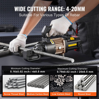 RC-20 - Efficient Electric Hydraulic Rebar Cutter for 3/4" Rebar