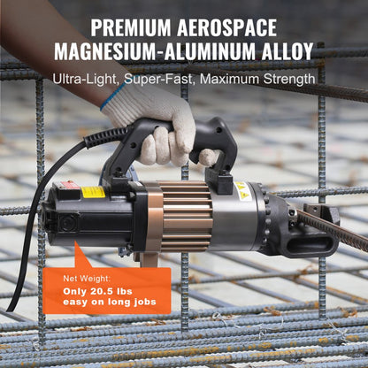 RC-22 - Electric Rebar Cutter Cuts 7/8" in 3 Seconds, Ergonomic Design