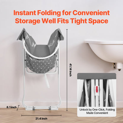 HGT0056 - Portable Foldable Pet Bathtub for Small & Medium Dogs