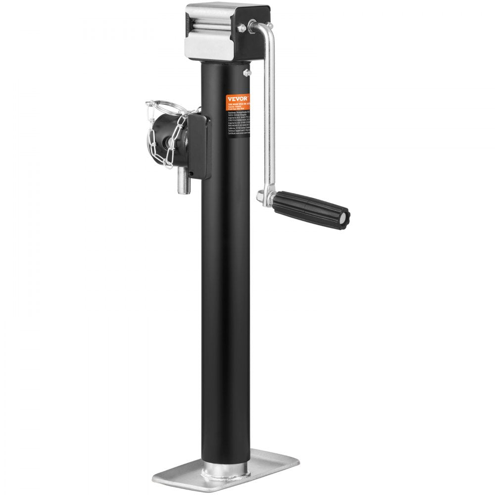 TJP-5002S-B - Heavy-Duty Carbon Steel Trailer Jack, 5000 lb Capacity
