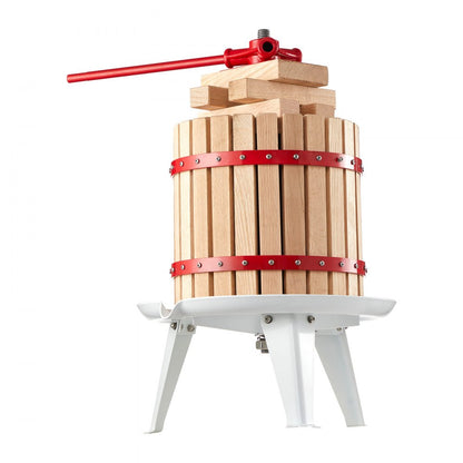 LD-BP12 - 3.2 Gal Beech Wood Manual Fruit & Wine Press