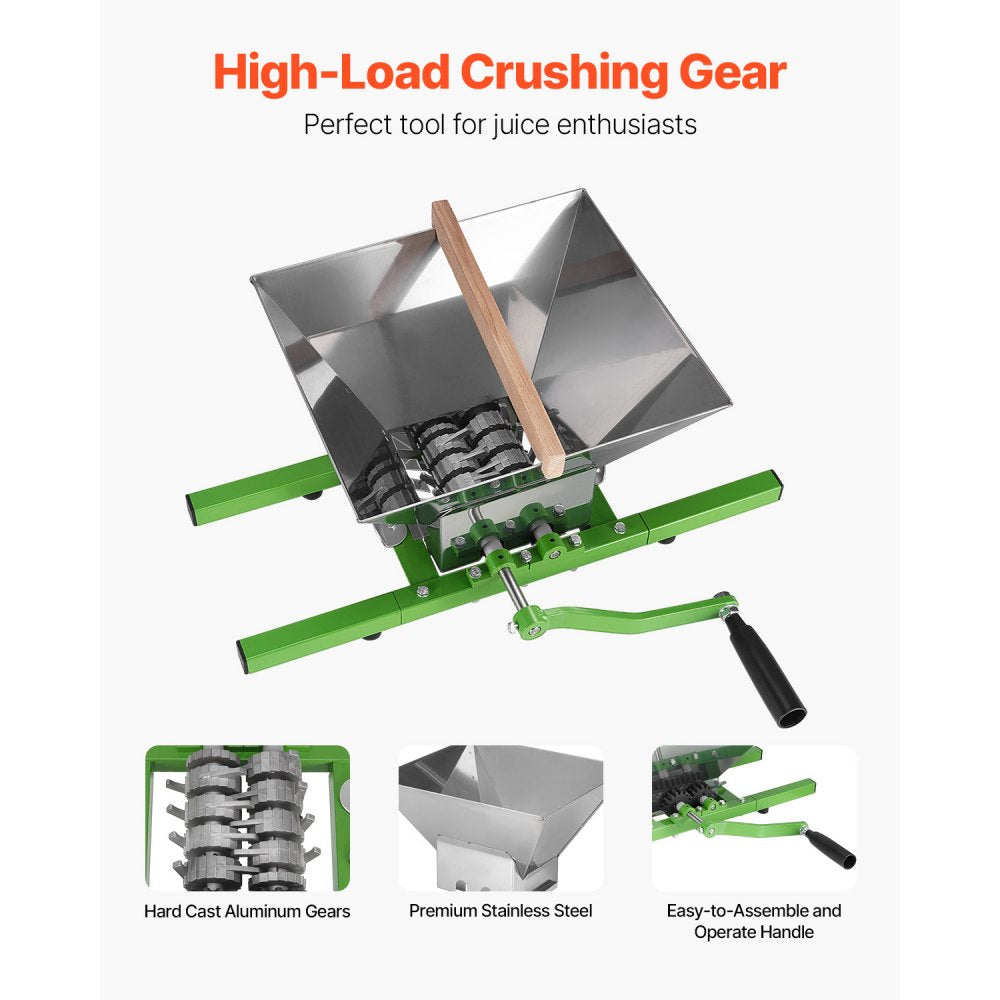 LD-OM7 - 7L Stainless Steel Fruit Crusher for Cider & Wine Making