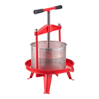 LD-BP0902 - 9L Stainless Steel Wine Press with Large Presser Plate