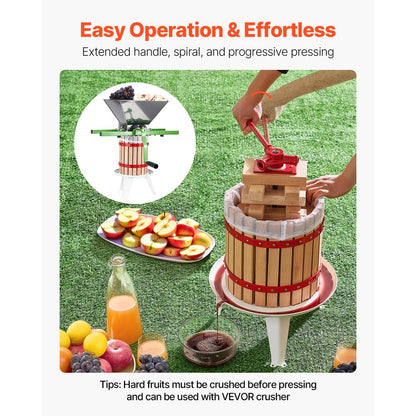 LD-BP12 - 3.2 Gal Fruit Wine Press with Thicker Pressure Block