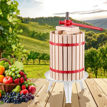 LD-BP18 - 18L Wood Fruit Wine Press with Enhanced Pressure Block