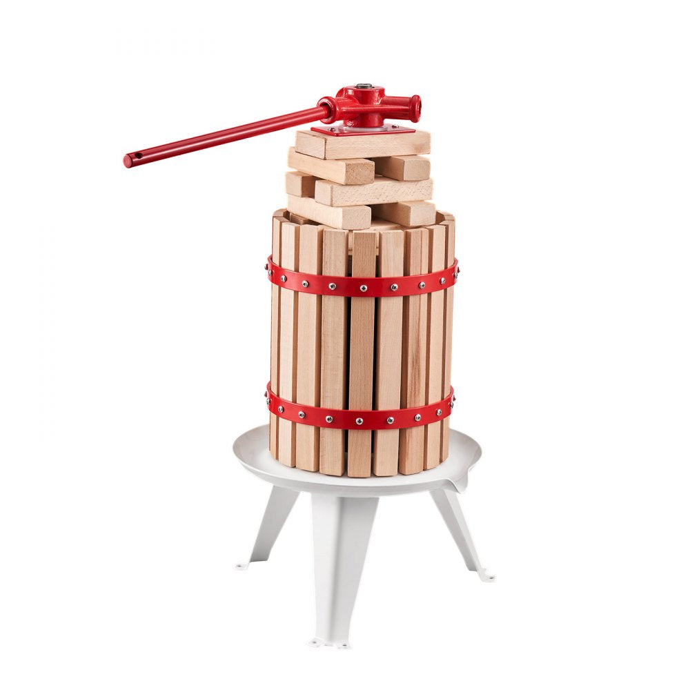 LD-BP6 - 1.6 Gal Manual Fruit Wine Press with Enhanced Juice Extraction