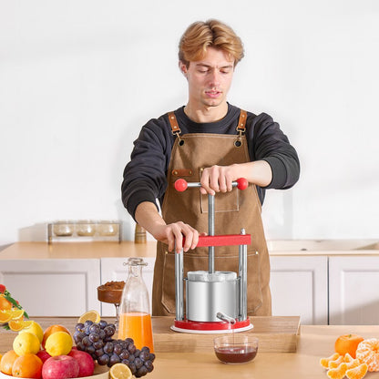 FP1.5-S - 1.65L Stainless Steel Manual Fruit Wine & Juice Press