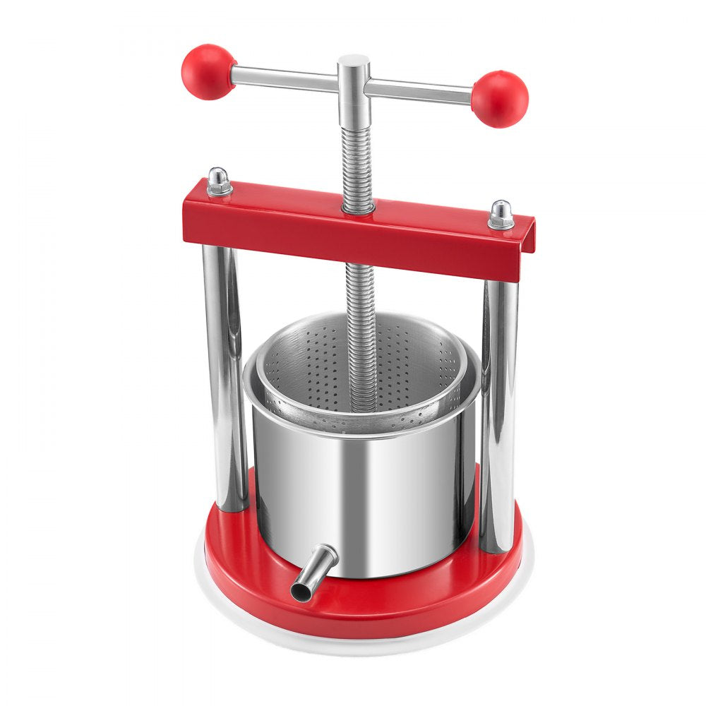 FP1.5-S - 1.65L Stainless Steel Manual Fruit Wine & Juice Press