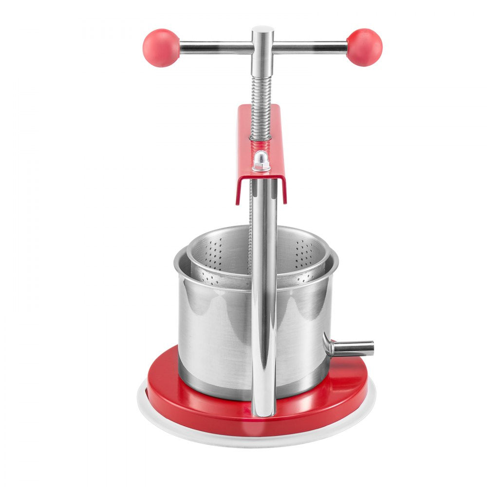 FP1.5-S - 1.65L Stainless Steel Manual Fruit Wine & Juice Press