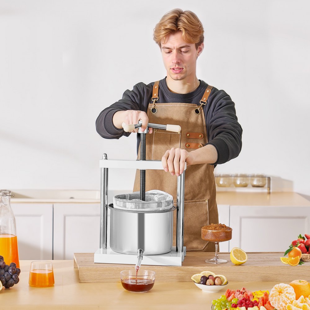 LD-SS5 - 5L Stainless Steel Wine Press for Efficient Juice Extraction