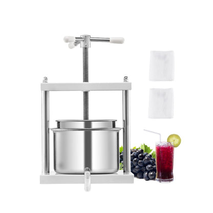 LD-SS5 - 5L Stainless Steel Wine Press for Efficient Juice Extraction