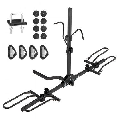 RC-1803J 2-Bike Hitch Rack for Stable Transport of E-Bikes