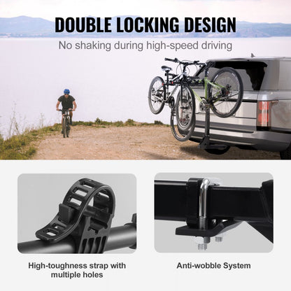 RC-1803H - Heavy-Duty 4-Bike Hitch Rack for E-Bikes & SUVs