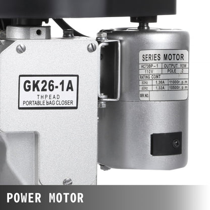 GK26-1A - Portable Electric Bag Closer Machine for All Bag Types